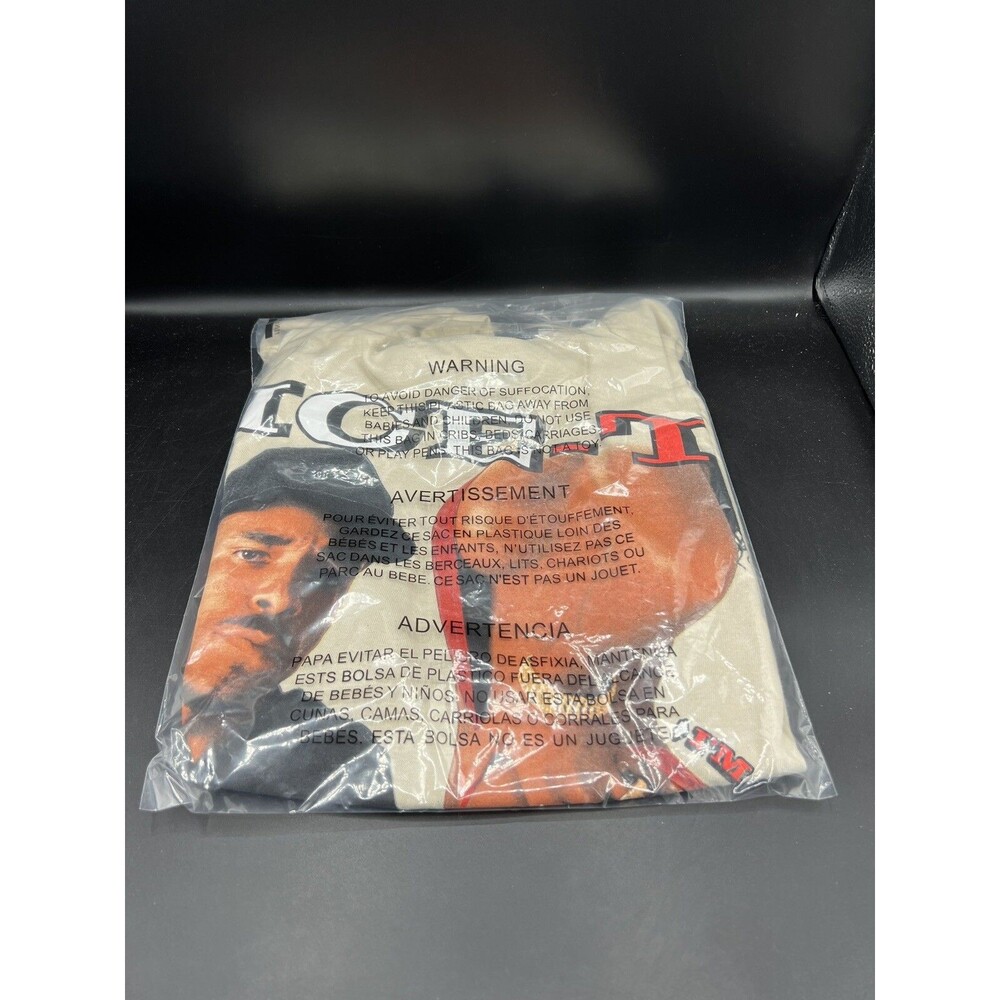 Ice T I'm Your Pusher Shirt Beige Color Size Small NEW W/TAGS Hip-Hop Streetwear - Picture 5 of 5